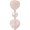 12 Pack: Light Pink Mixed Heart Rose Quartz Beads, 20mm by Bead Landing™